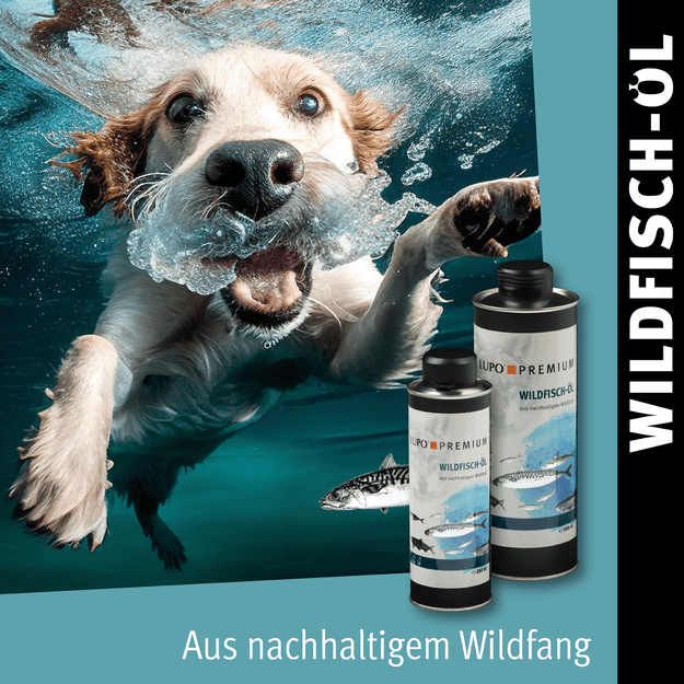 LUPO PREMIUM WILD FISH OIL – laukinės žuvies aliejus šunims ir katėms 1